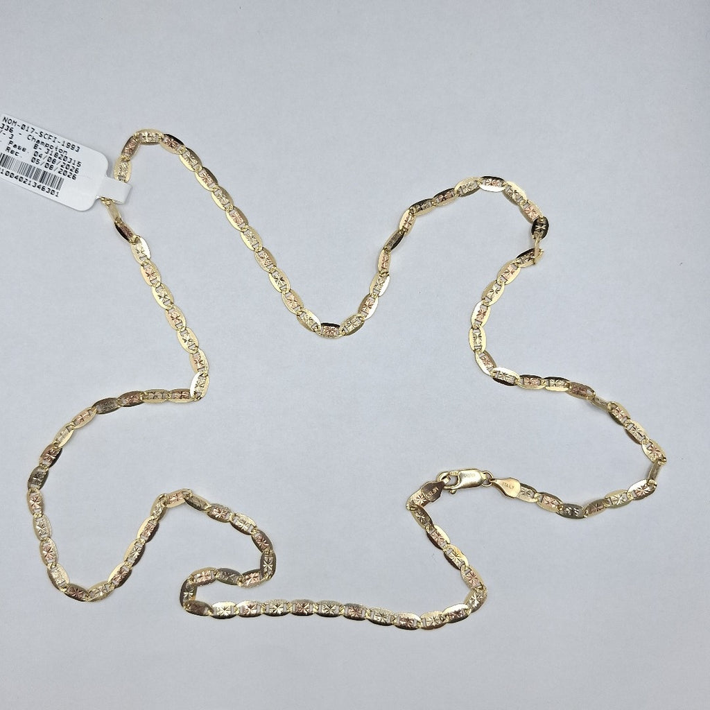 CADENA ORO, ORO COMBINADO 14 K 10.9 GRMS (SEMINUEVO)