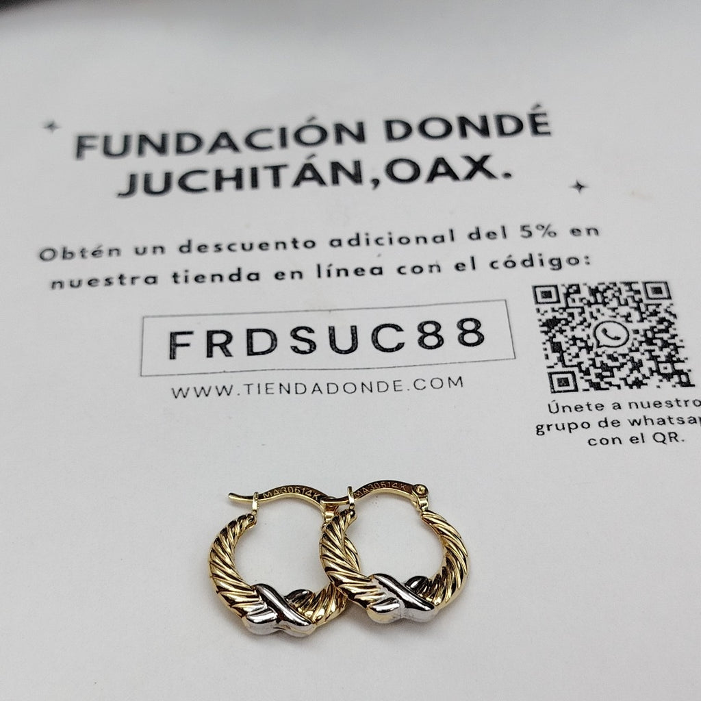 ARRACADAS ORO 14K 1.3 (NUEVO)