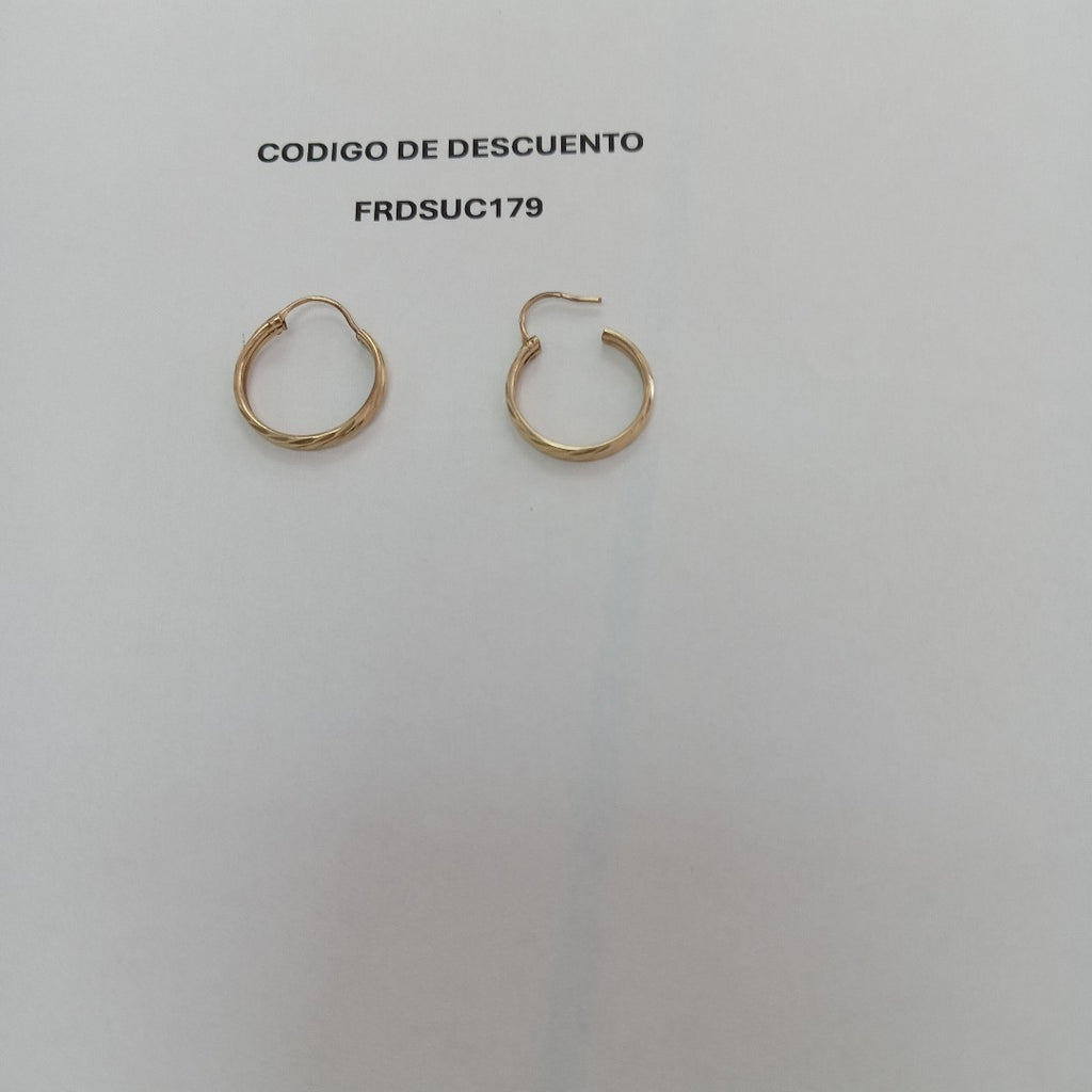 ARRACADAS PAR ORO 10 K 1,20 GRMS (SEMINUEVO)