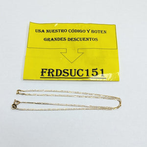 CADENA ORO 10 K 1.5 GRMS (SEMINUEVO)