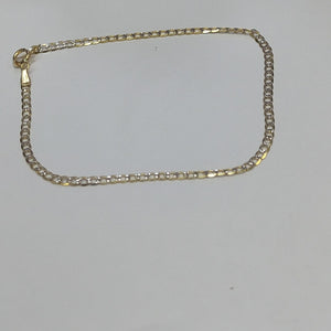 PULSERAS CABALLERO BARBADA AMARILLA ORO 14K 1.7 (NUEVO)