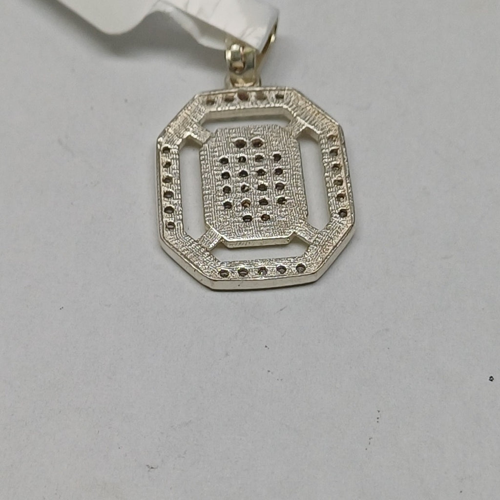 DIJE C/CIRCONIAS PLATA .925 3.4 GR (NUEVO)