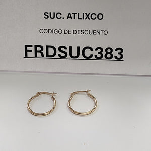 ARETES ARRACADAS 14K 1.3 GR (NUEVO)