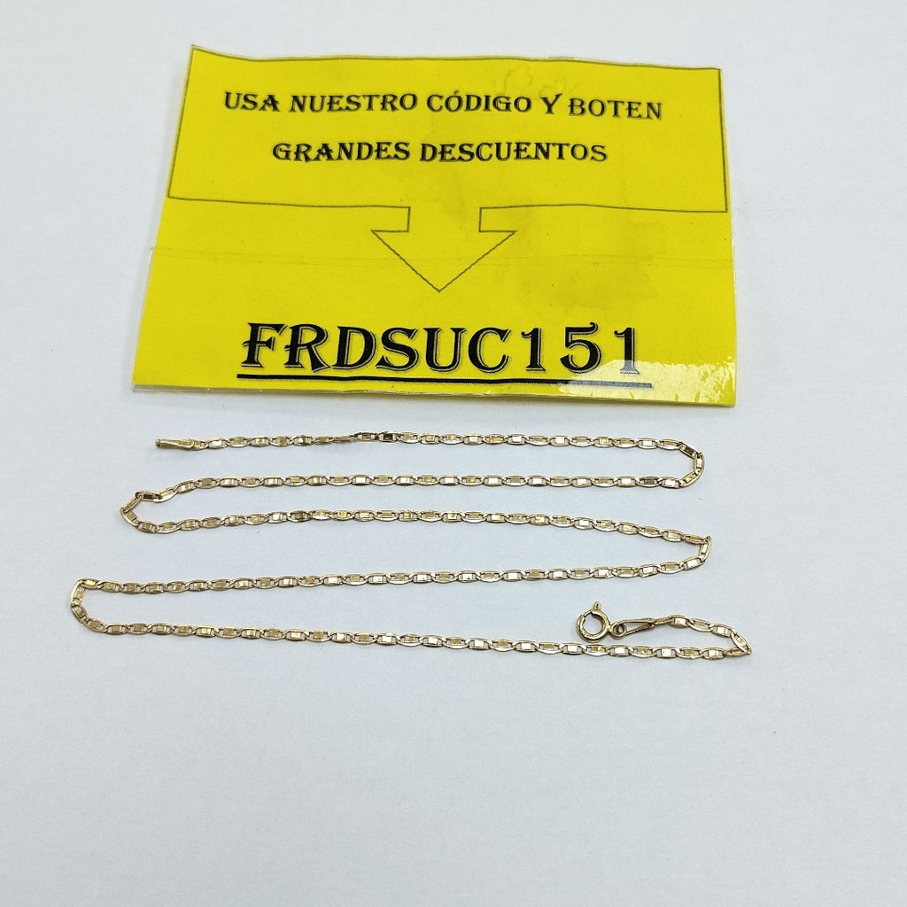 CADENA ORO 14 K 1.4 GRMS (SEMINUEVO)