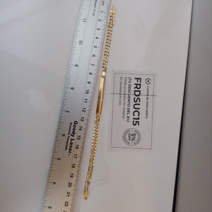 ESCLAVA ORO,RODIADO 14 K 7,10 GRMS (SEMINUEVO)