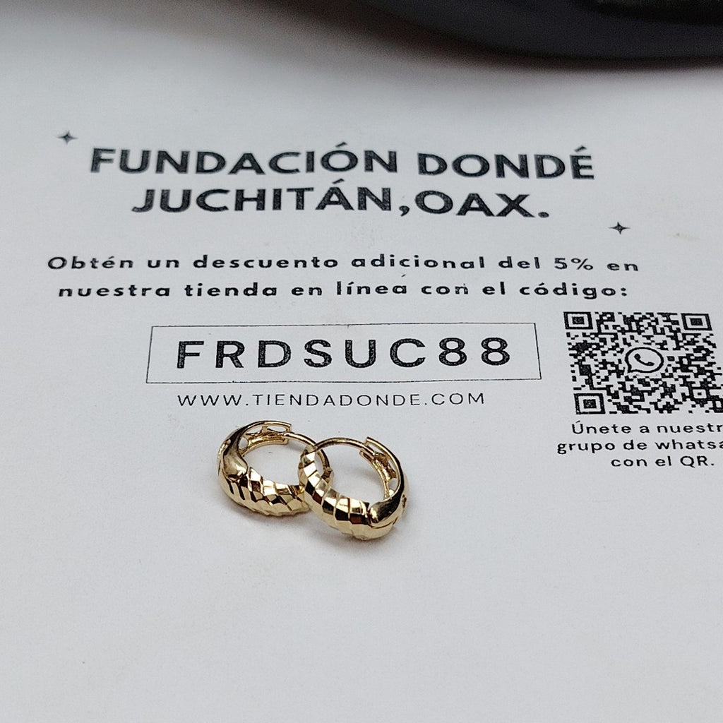 HUGGIES ORO 14K 1.9 (NUEVO)