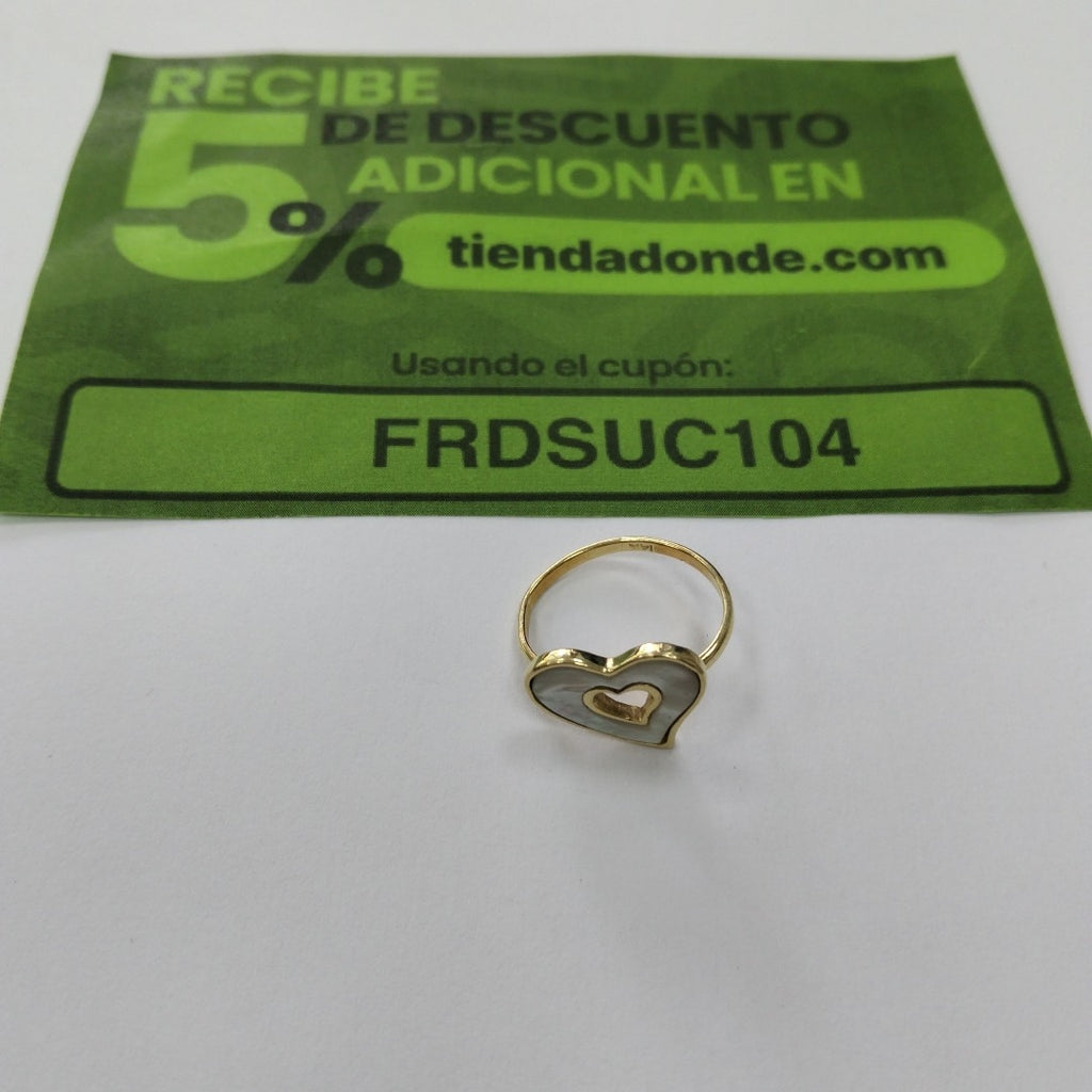 ANILLO ORO 10 K 2,70 GRMS (SEMINUEVO)