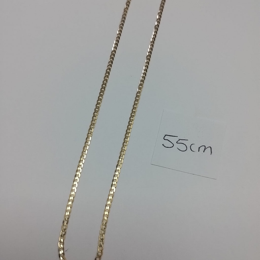 CADENAS BARBADA AMARILLA ORO 14K 2.2 (NUEVO)