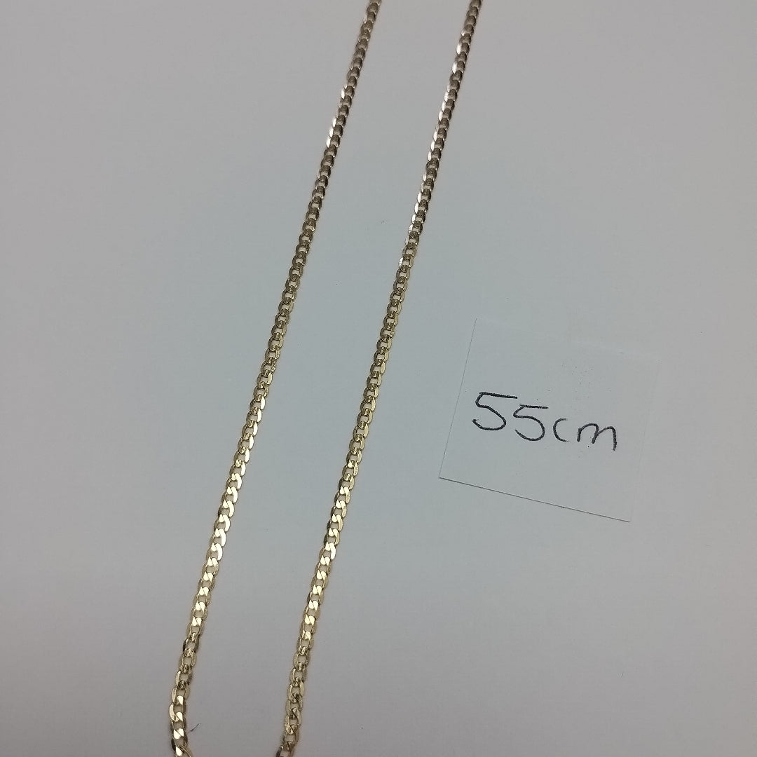 CADENAS BARBADA AMARILLA ORO 14K 2.2 (NUEVO)