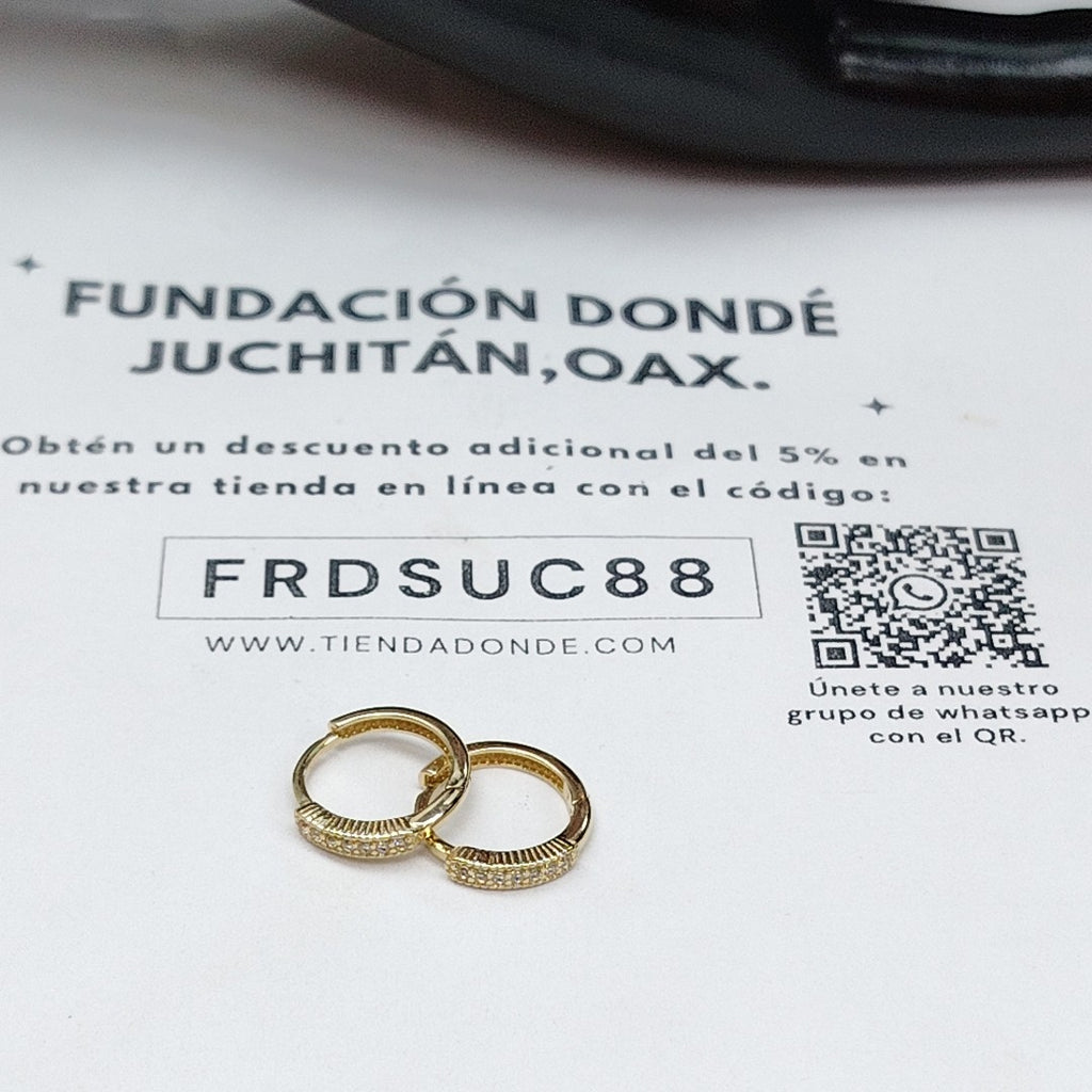 HUGGIES ORO 14K 1.3 (NUEVO)