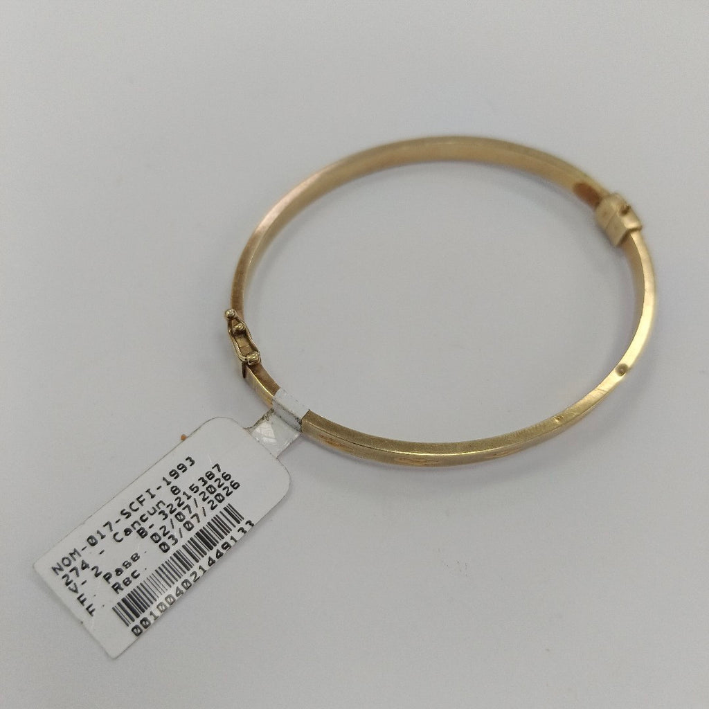 PULSERA RIGIDA ORO 10 K 6,30 GRMS (SEMINUEVO)