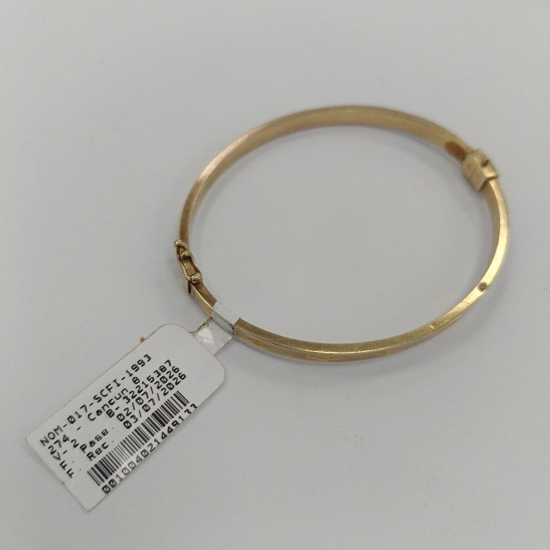 PULSERA RIGIDA ORO 10 K 6,30 GRMS (SEMINUEVO)