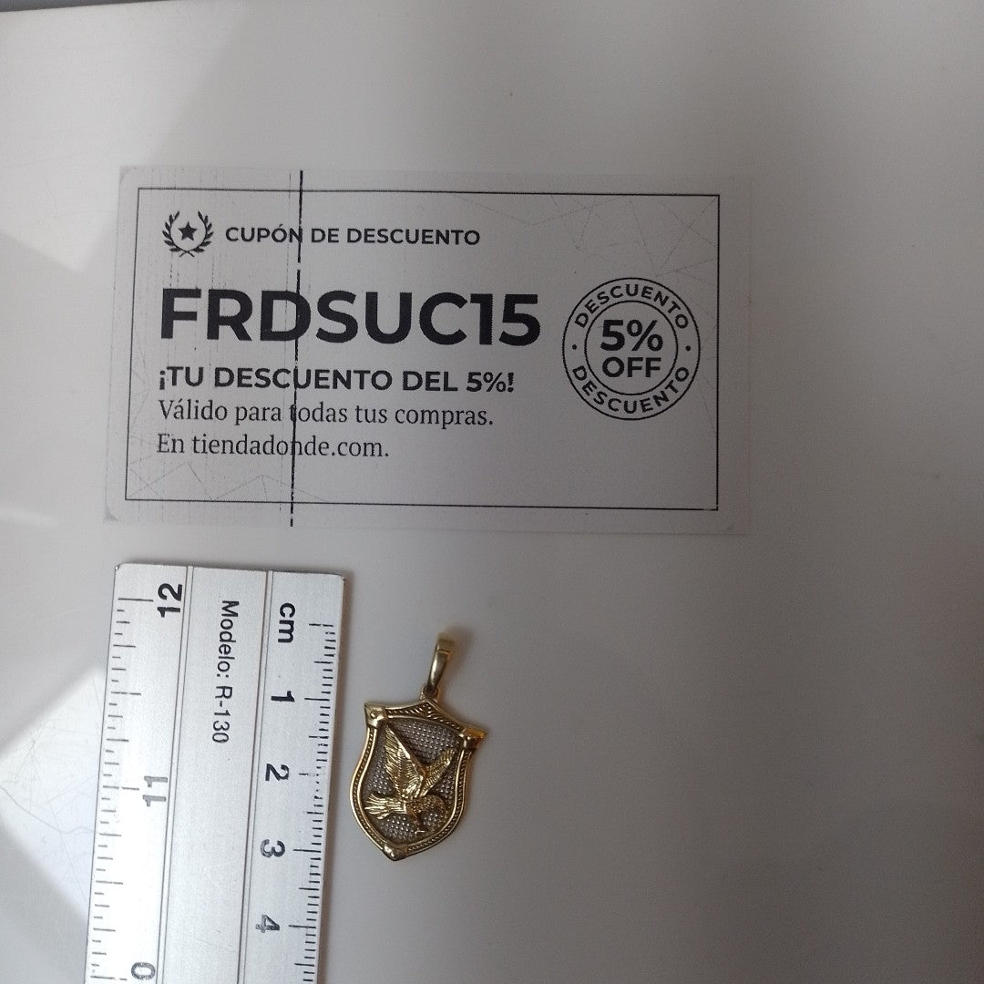 DIJE ORO,RODIADO 14 K 3,70 GRMS (SEMINUEVO)