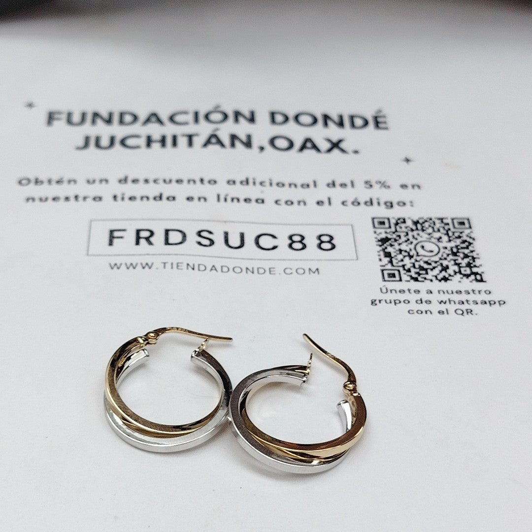 ARRACADAS ORO 14K 1.7 (NUEVO)