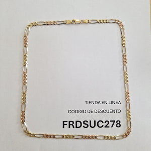 CADENA ORO 14 K 17.5 GRMS (SEMINUEVO)