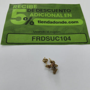 ARETES PAR ORO COMBINADO 14 K 2,10 GRMS (SEMINUEVO)
