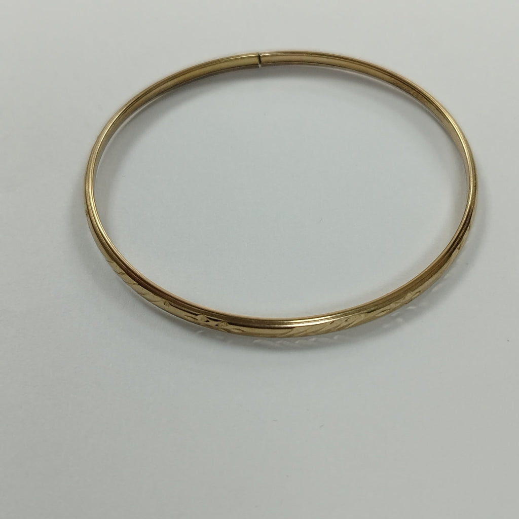PULSERA RIGIDA ORO 10 K 5 GRMS (SEMINUEVO)