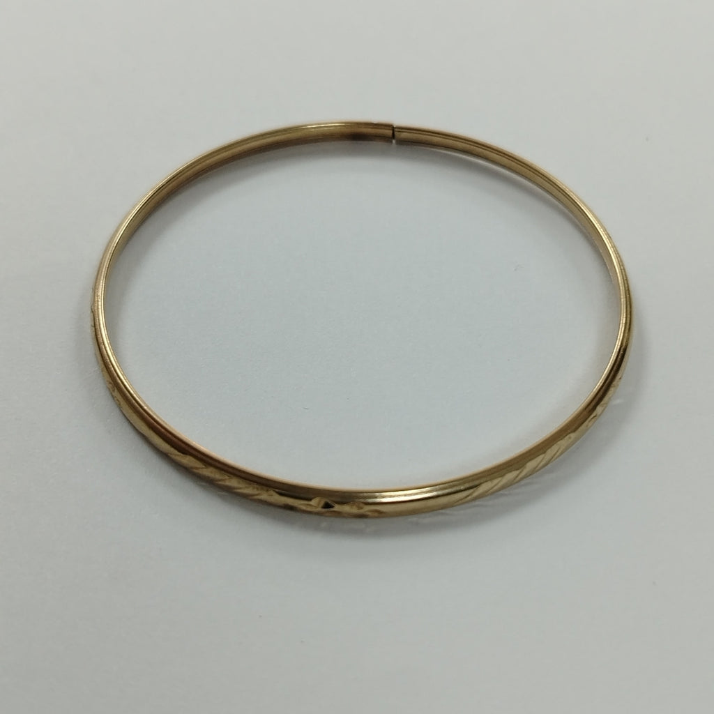 PULSERA RIGIDA ORO 10 K 5 GRMS (SEMINUEVO)