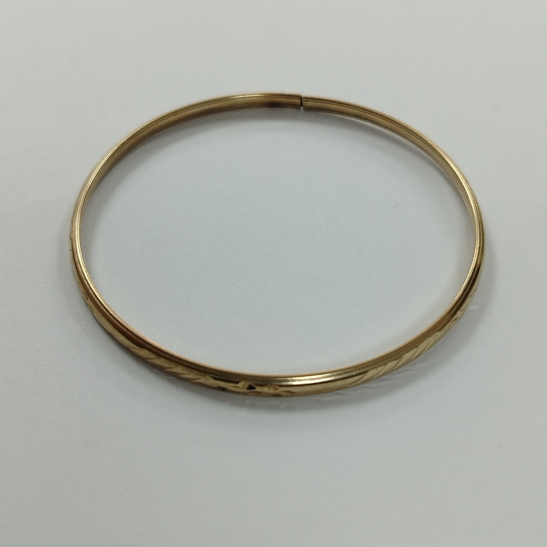 PULSERA RIGIDA ORO 10 K 5 GRMS (SEMINUEVO)