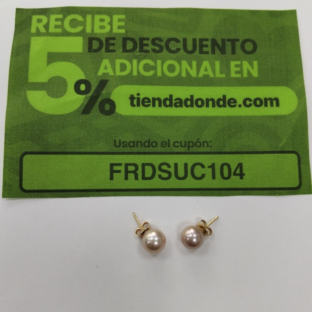 ARETES PAR ORO 14 K 2,10 GRMS (SEMINUEVO)