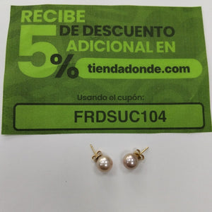 ARETES PAR ORO 14 K 2,10 GRMS (SEMINUEVO)