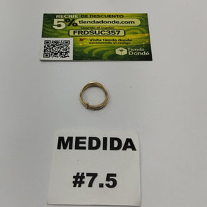 SEMANARIO DE ARGOLLAS ORO 10 K 2.6 GRMS (SEMINUEVO)
