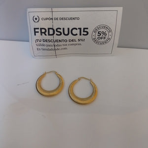 ARRACADAS PAR ORO 14 K 3,20 GRMS (SEMINUEVO)