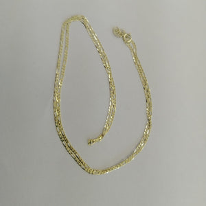 CADENAS CARTIER 3 1 AMARILLA ORO 14K 2.1 (NUEVO)