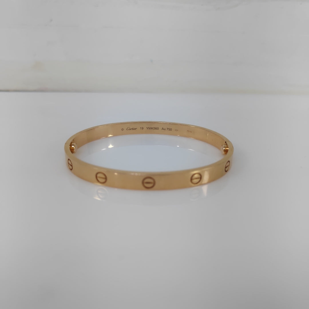 PULSERA RIGIDA ORO 18 K 35.6 GRMS (SEMINUEVO)