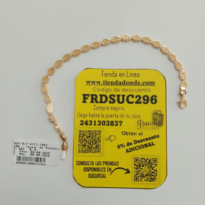 PULSERAS DAMA ORO 14K 3.8 (NUEVO)