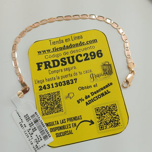 PULSERAS DAMA ORO 14K 3.8 (NUEVO)