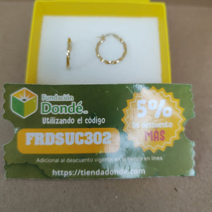 ARRACADAS ORO 14K 1 (NUEVO)