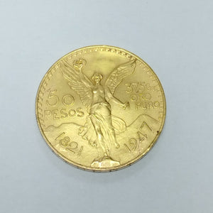 Moneda Centenario Cincuenta Pesos Oro Mexicano 21.6K