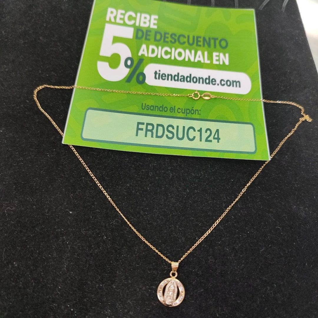 CADENA, DIJE ORO 14 K 1.4 GRMS (SEMINUEVO)