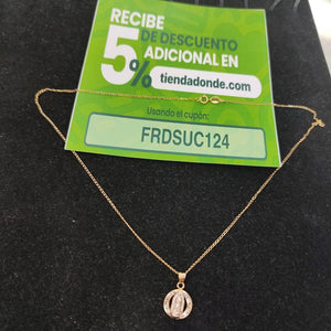 CADENA, DIJE ORO 14 K 1.4 GRMS (SEMINUEVO)