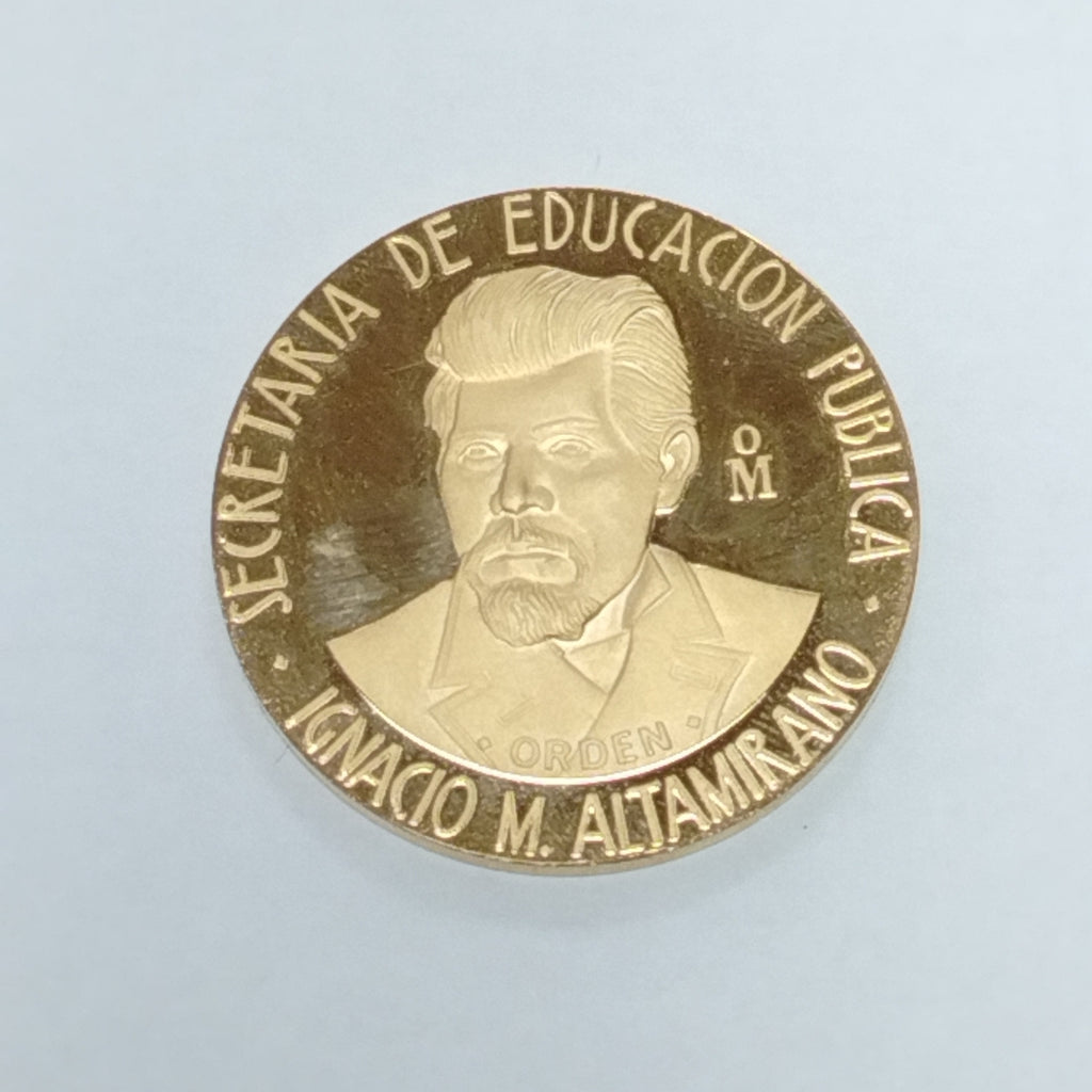 MEDALLA CONMEMORATIVA ORO 21 K 42,00 GRMS (SEMINUEVO)