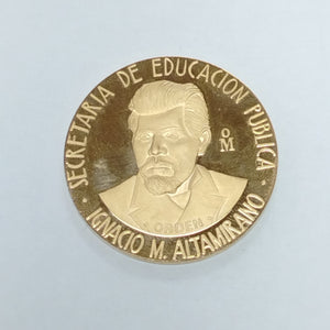MEDALLA CONMEMORATIVA ORO 21 K 42,00 GRMS (SEMINUEVO)
