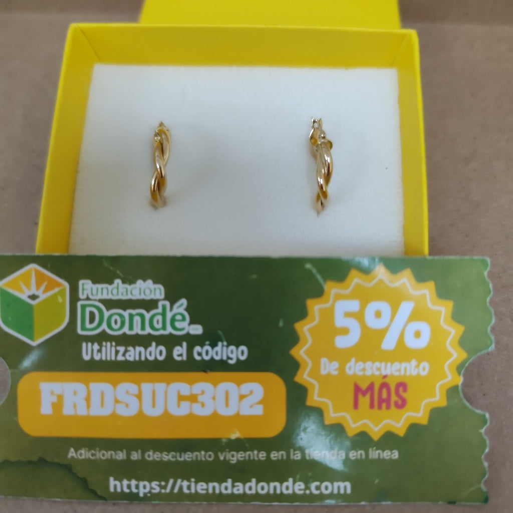 ARRACADAS ORO 14K 1.8 (NUEVO)