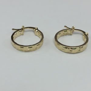 ARETES ARRACADAS FIG GRECAS 14K 1.8 GR (NUEVO)
