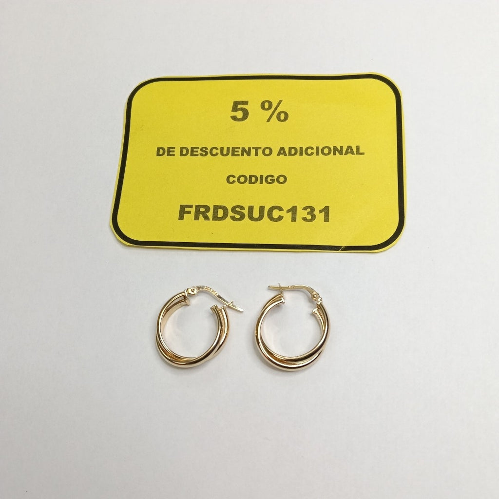 ARRACADAS ORO 14K 2 (NUEVO)