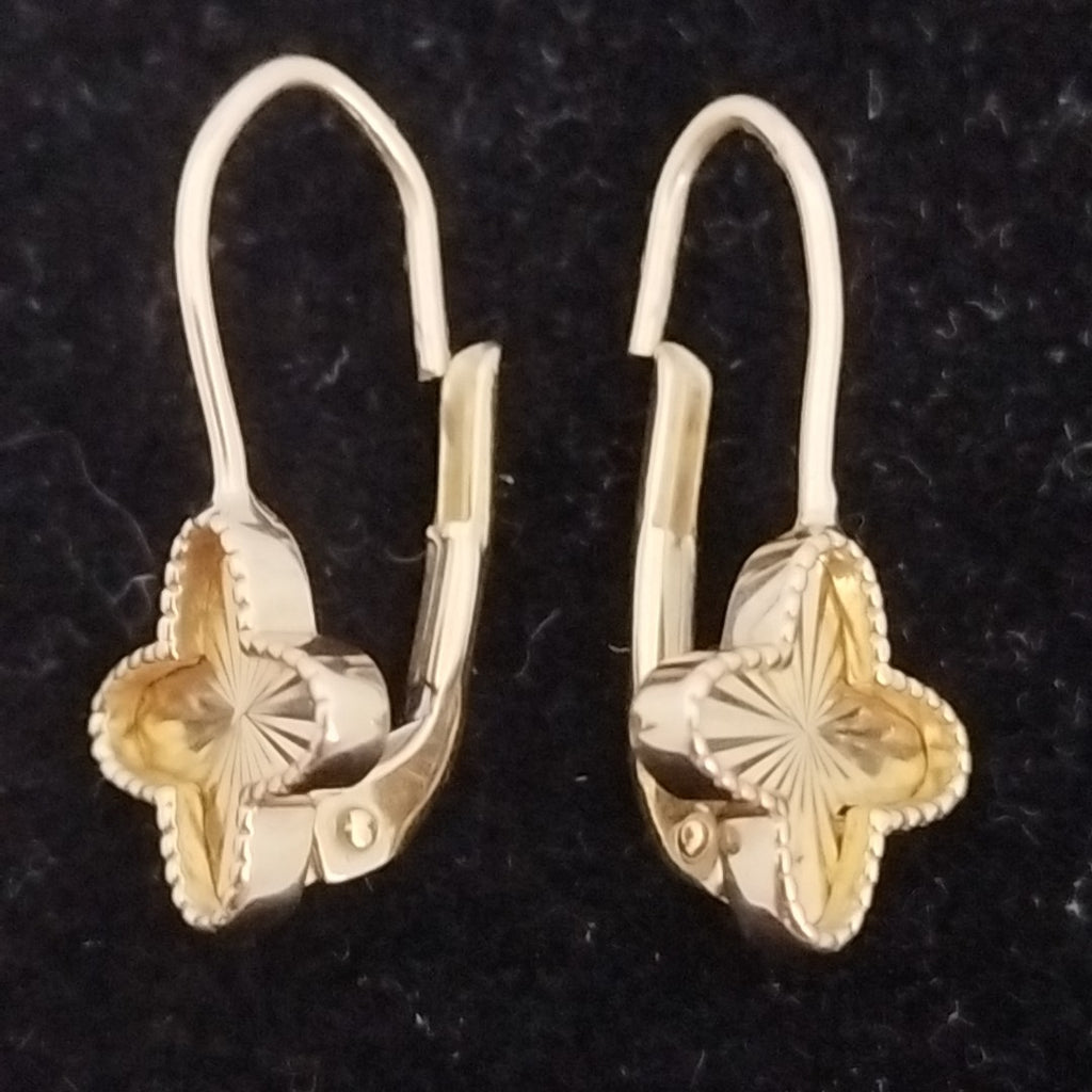 ARETES PAR ORO 14 K 1.8 GRMS (SEMINUEVO)