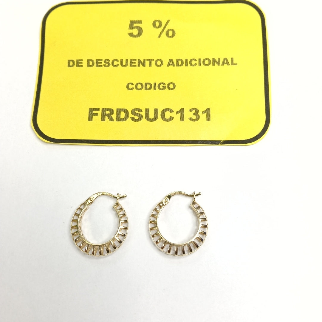 ARRACADAS ORO 14K 2.1 (NUEVO)