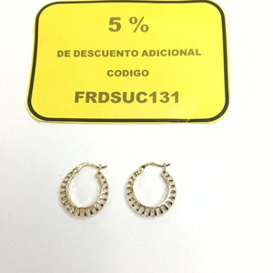 ARRACADAS ORO 14K 2.1 (NUEVO)
