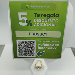 ARETES ARRACADAS 14K 2 GR (NUEVO)