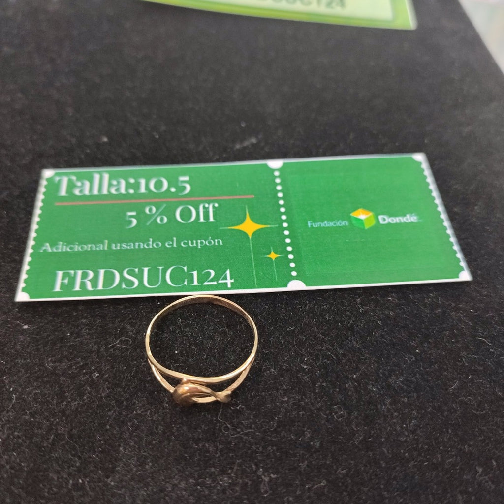 ANILLITO ORO 10 K 1.3 GRMS (SEMINUEVO)