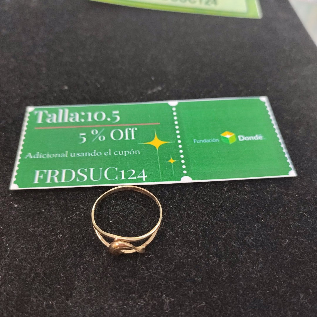 ANILLITO ORO 10 K 1.3 GRMS (SEMINUEVO)