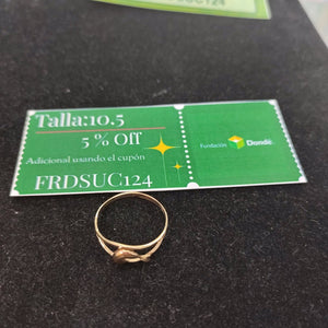 ANILLITO ORO 10 K 1.3 GRMS (SEMINUEVO)
