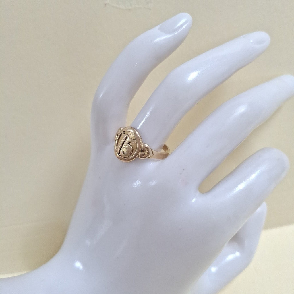 ANILLO ORO 10 K 3.3 GRMS (SEMINUEVO)