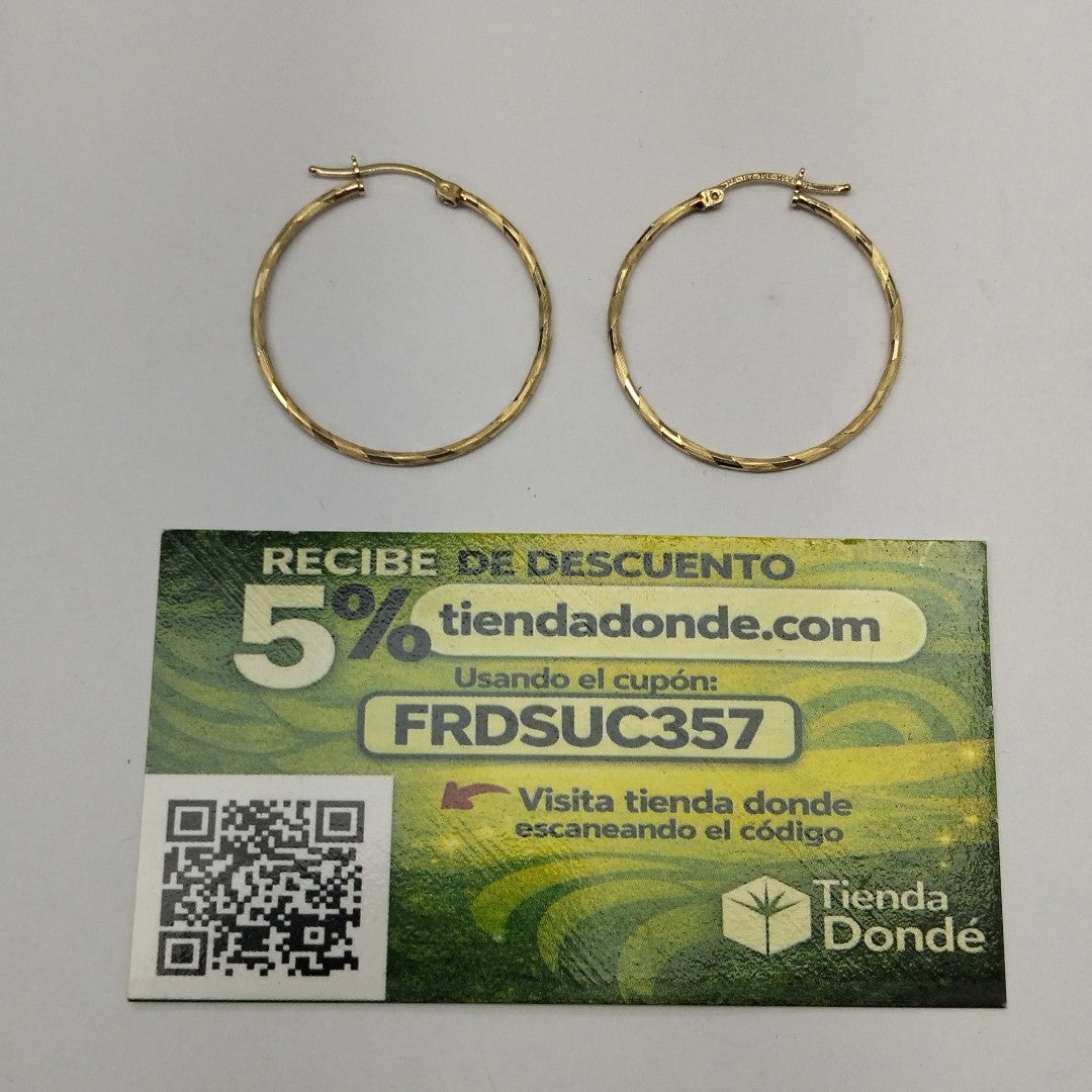 ARRACADAS PAR ORO 10 K 2,20 GRMS (SEMINUEVO)