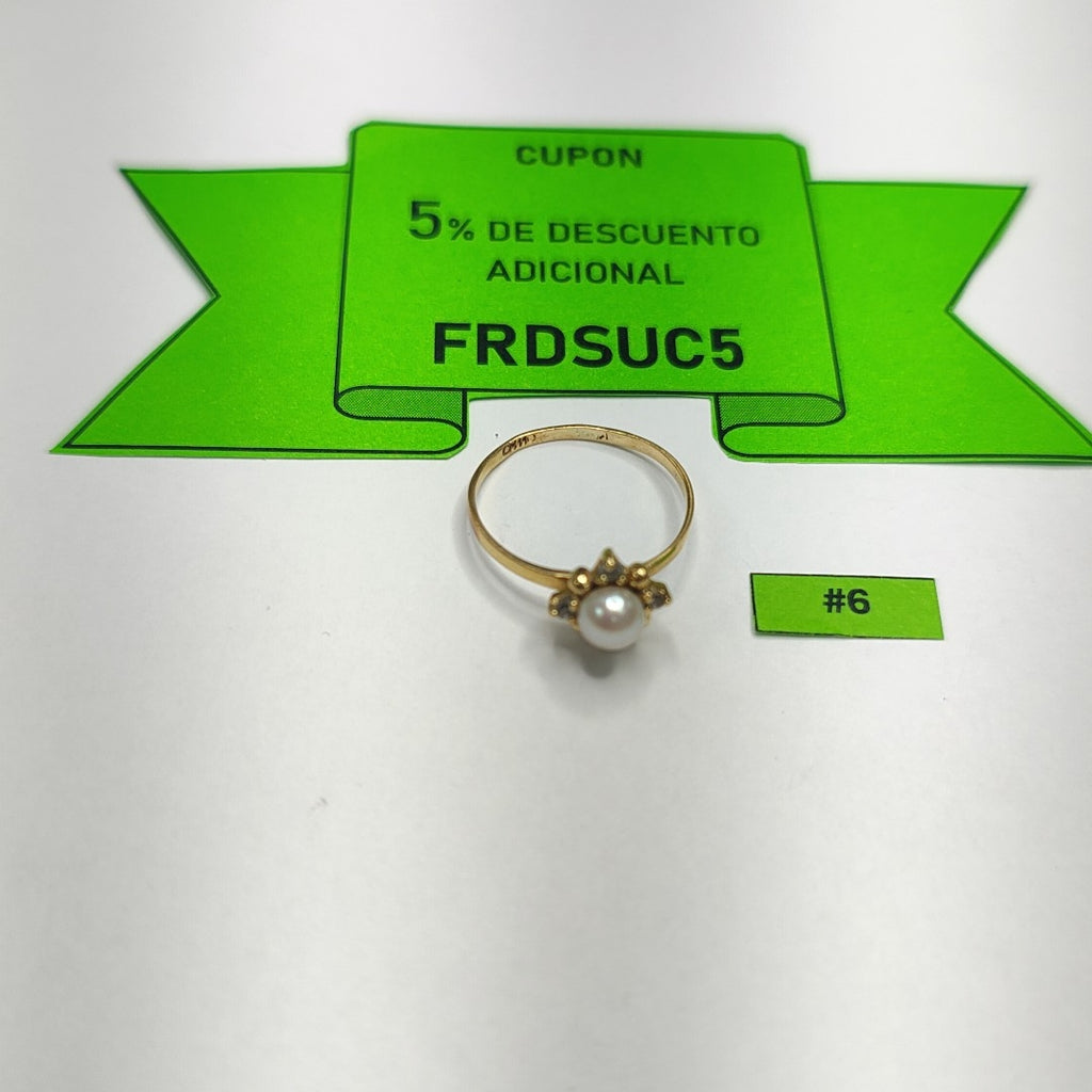 ANILLO ORO 14 K 1.5 GRMS (SEMINUEVO)